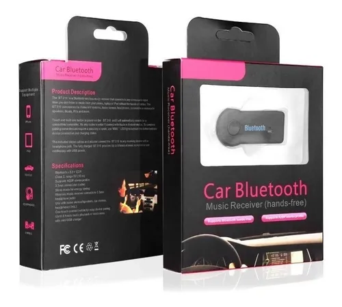 CAR BT BLUETOOTH MUSIC RECEIVER CAJA ROSA car wireles