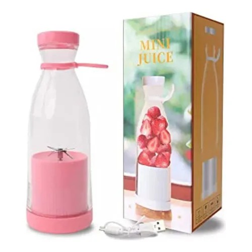 Botella Licuadora Mini Juice Jugo/ Batidos Recargable 420ml A-785
