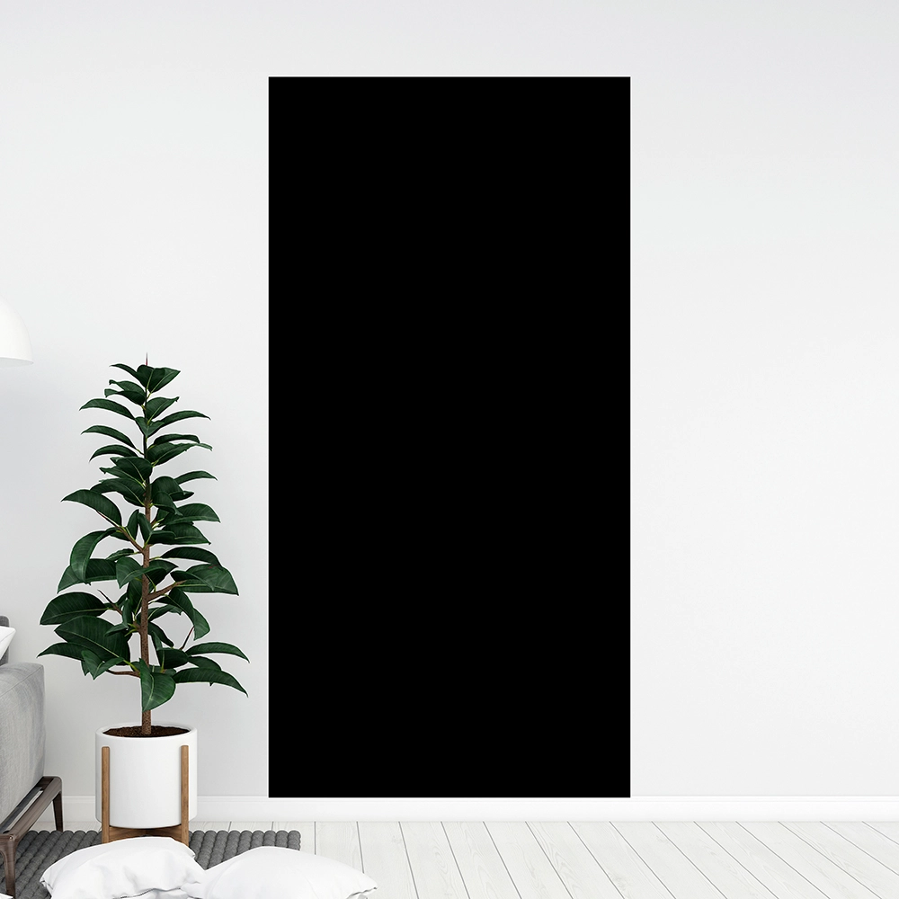 Caja 100u. Vinilo Simil Marmol BR020L-40 Negro Liso 40x80cm BR-020