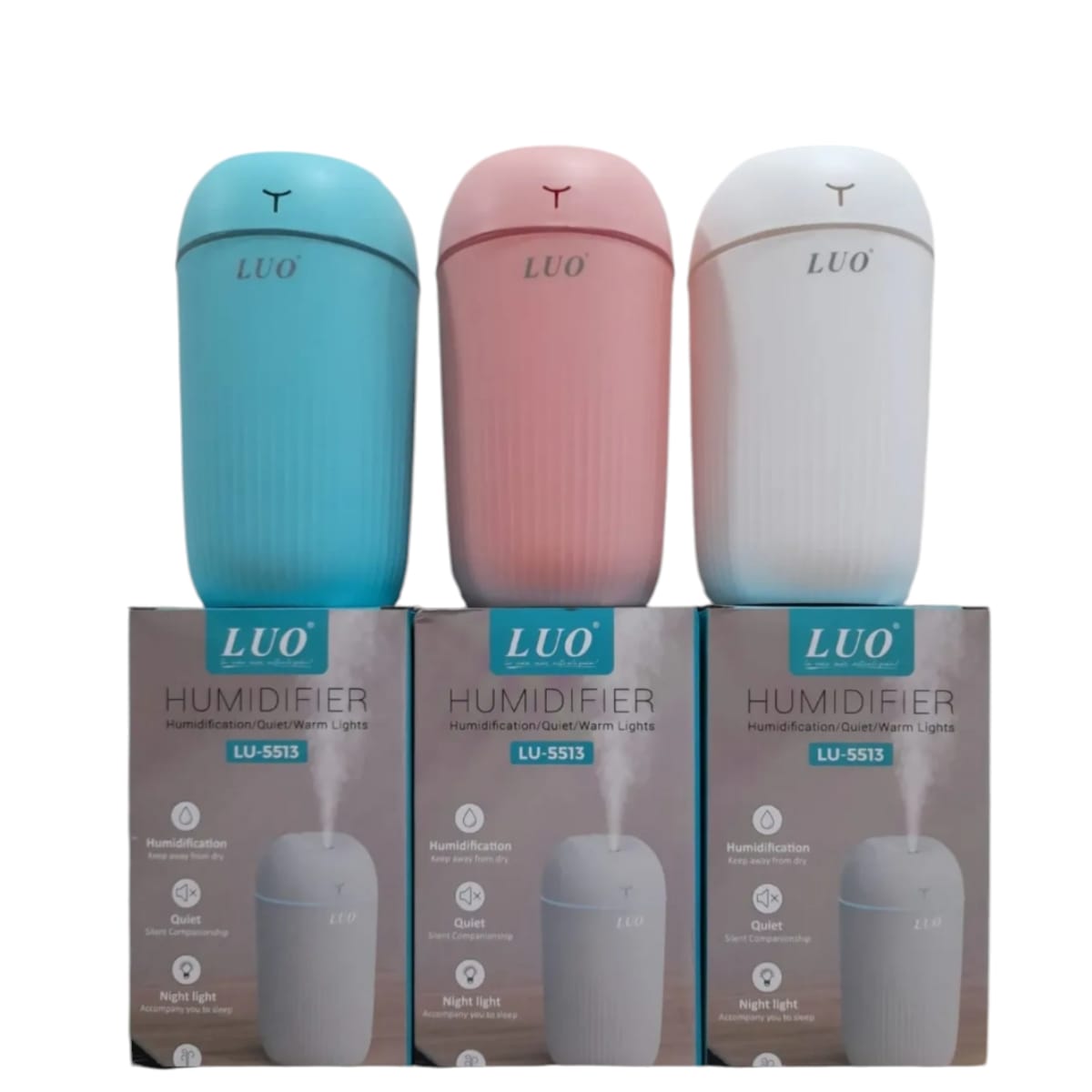 Humidificador Luo 1.5w Lu-5513 warm lights