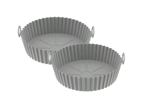 Molde Bandeja Silicona Para Freidora Aire Air Fryer Redondo Livorno 202626 17x17cm