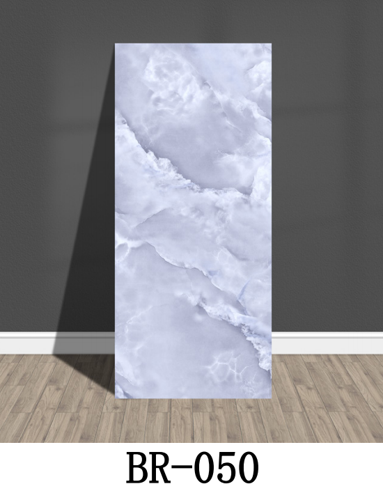 Caja 100u. Vinilo Simil Marmol BR050L-40 Gris con Blanco 40X80cm BR-050