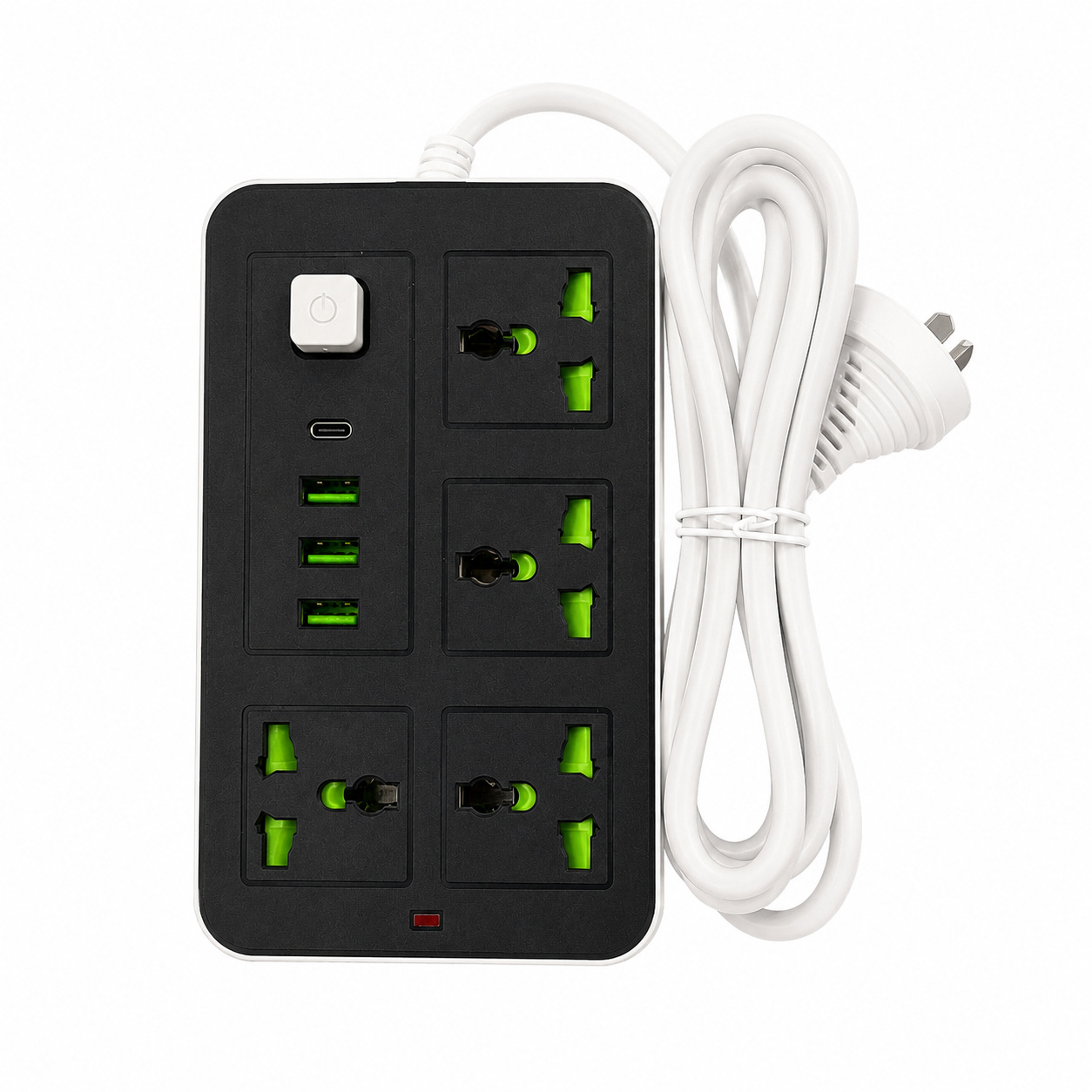 Zapatilla Alargue 4 Enchufe 3 USB + 1 Tipo C DD-80758/ X-2672
