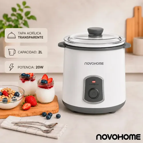 Yogurtera Electrica Novohome 2 Litros NH-YG2000