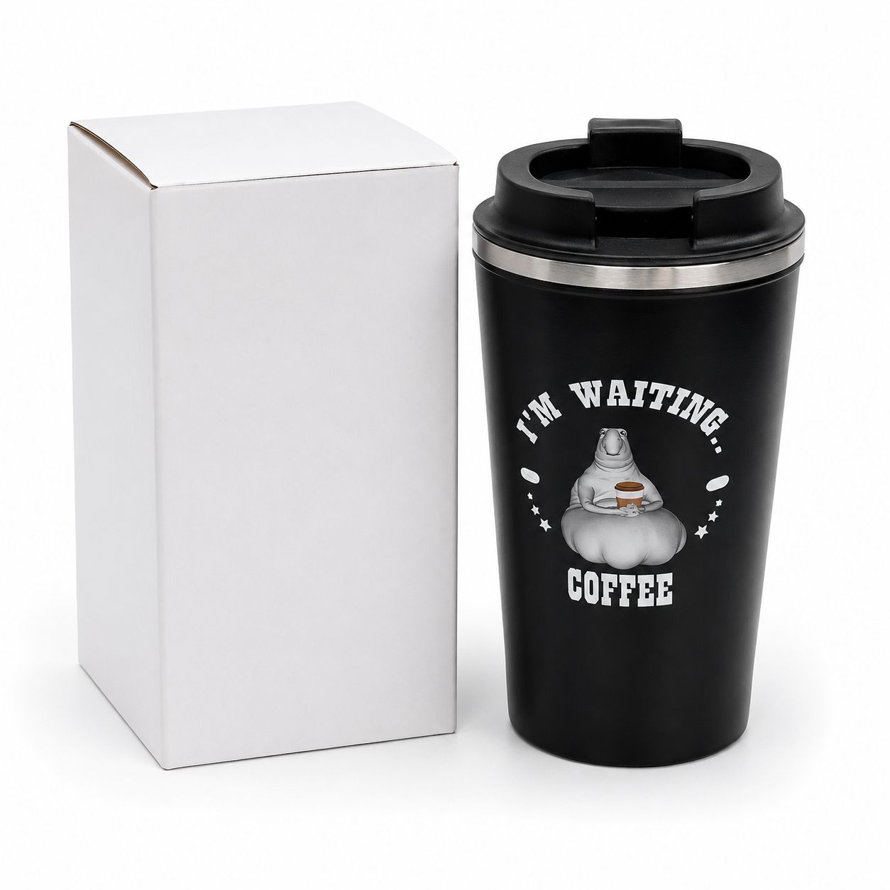 Vaso Cafe Coffe Con Diseño Caja Blanca RM45-56