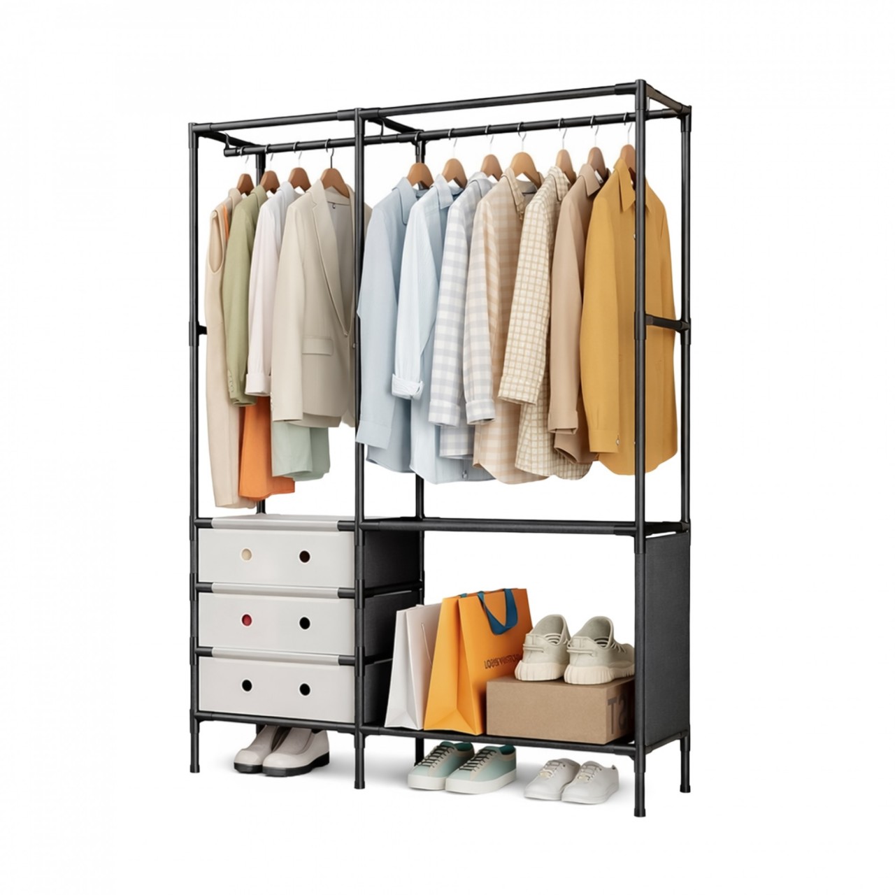 Organizador De Interior Negro ACC0308NEG 103x41x188cm ymj-02