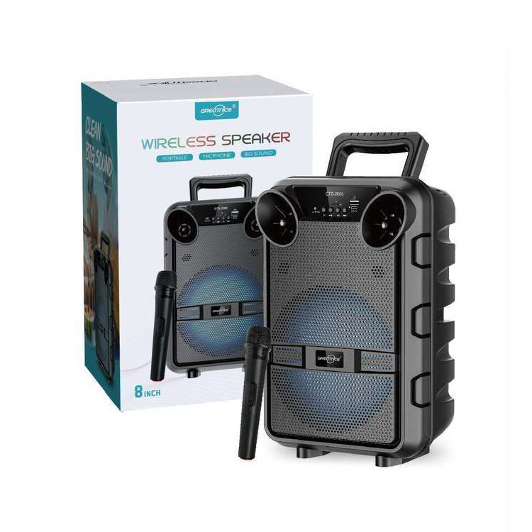 Parlante Bluetooth 8″ C/USB TF FM AUX 1 GTS-2095