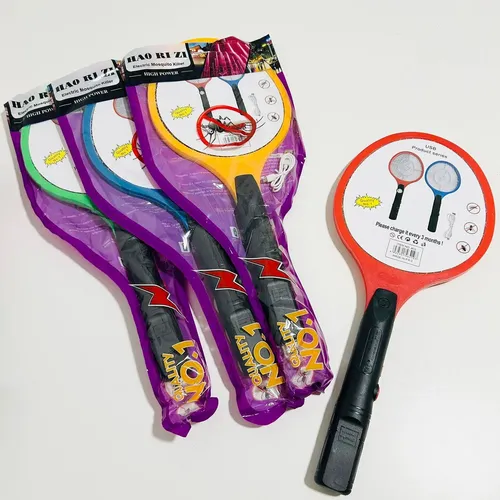 Raqueta Mata Mosquitos Moscas Recargable Sin Linterna RM26-83 Hao Ri Zi