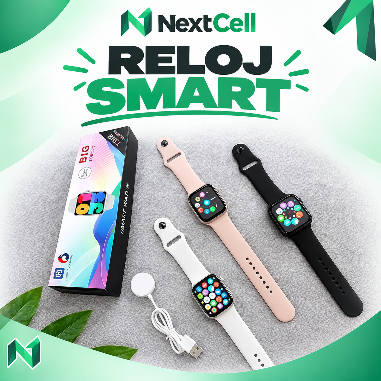 Reloj Smart watch T500 Ultimate BIG E-193