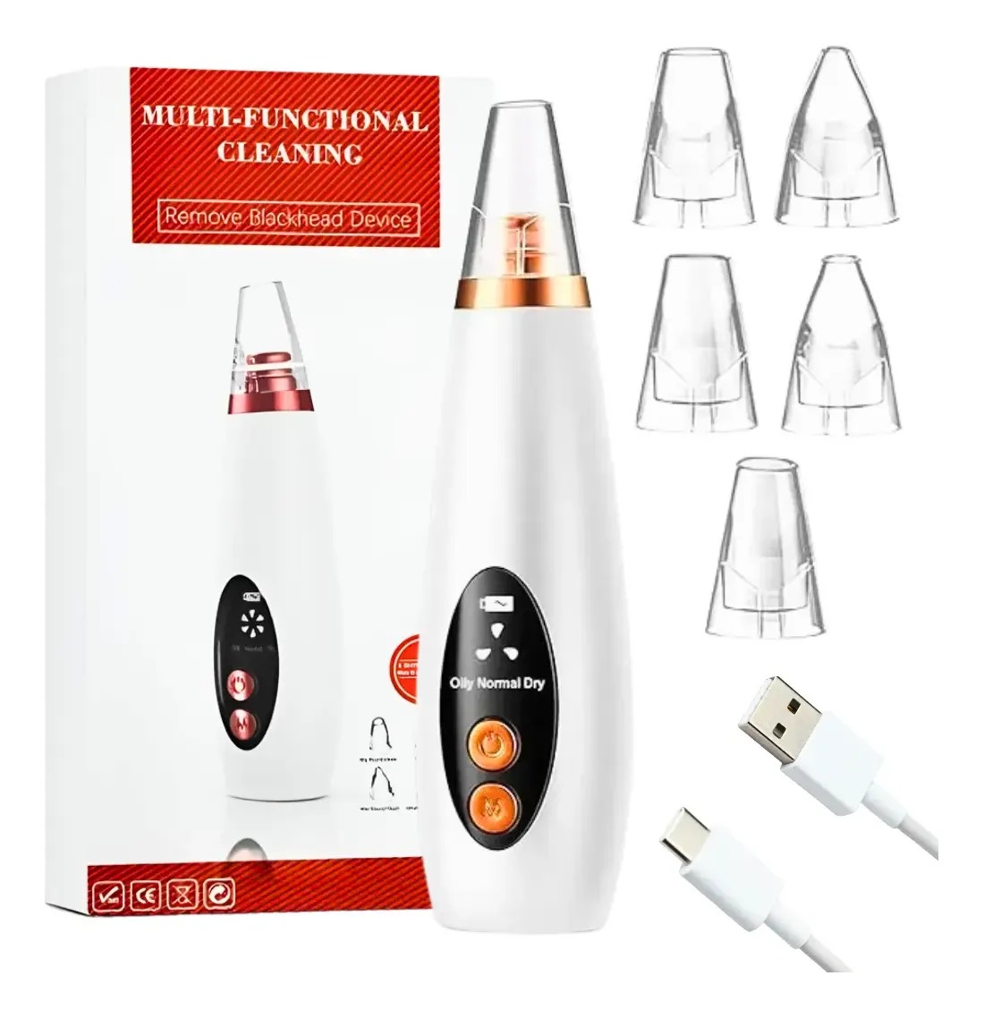 Removedor Extractor Puntos Negros Limpia Facial Recargable D-YS26-35