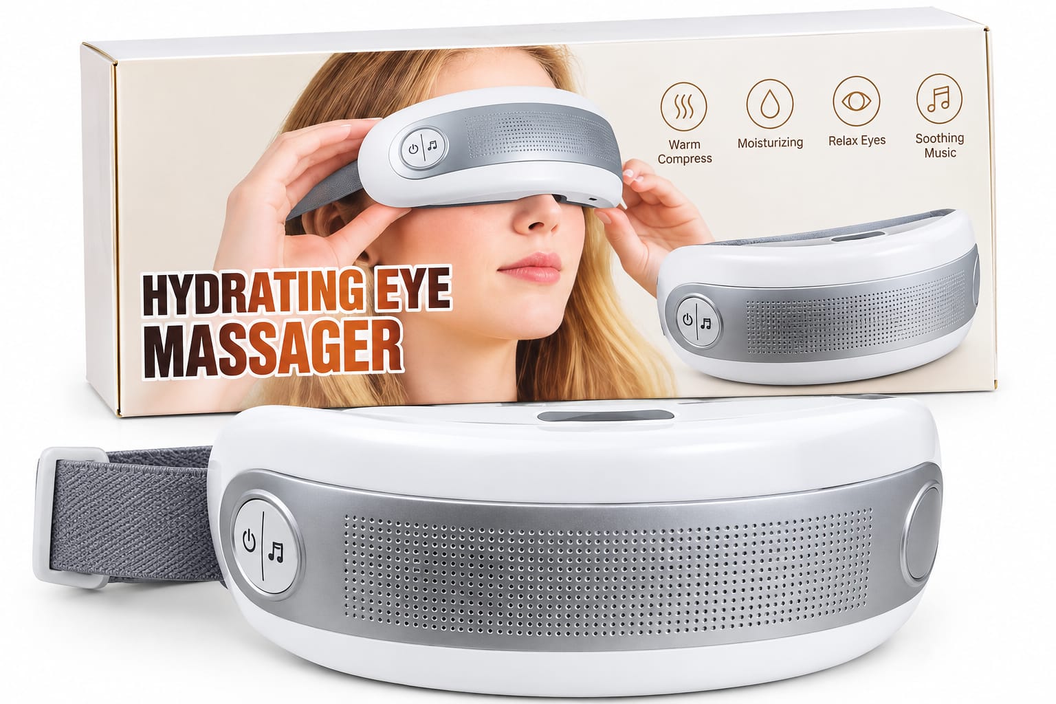 Masajeador Hidratador Y Vaporizador Para Ojos Secos Recargable D-YS26-158