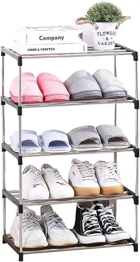 Organizador Zapatero Metalico Calzado Multiuso 5 Estantes CD29343