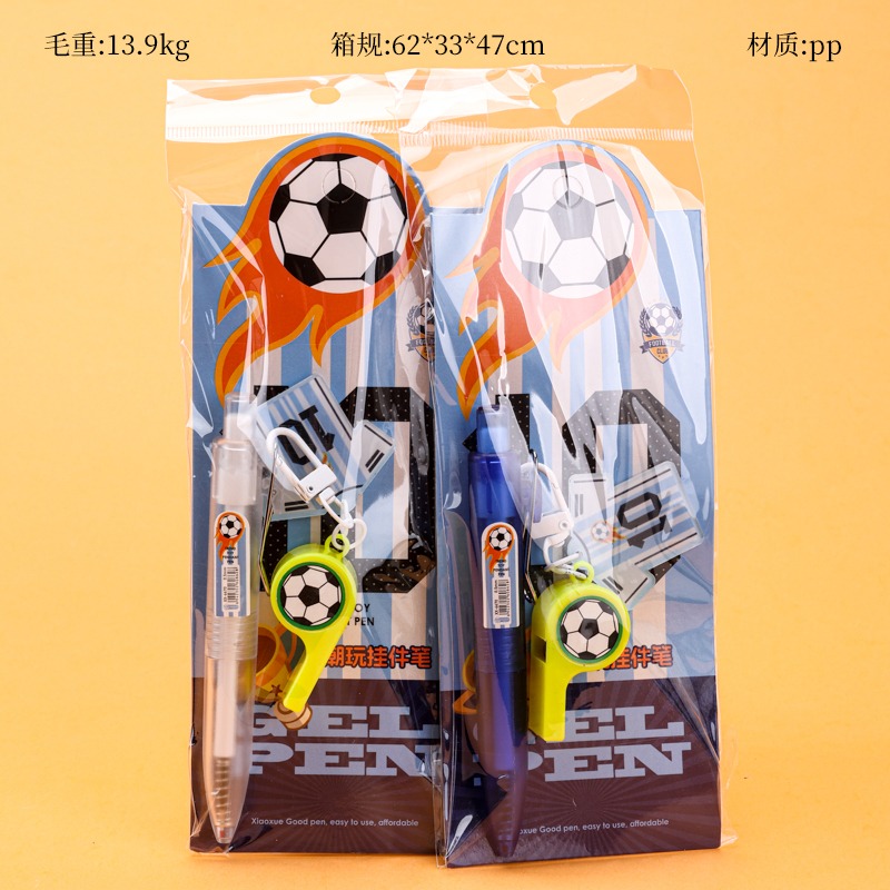 Bolígrafo de gel colgante de moda con diseño de fútbol XX-6670 NEXT IMPORT