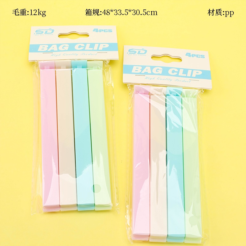 Set X4 Broches Cierra Bolsa Clips Herméticos14CM Cocina Pastel NEXT 6801