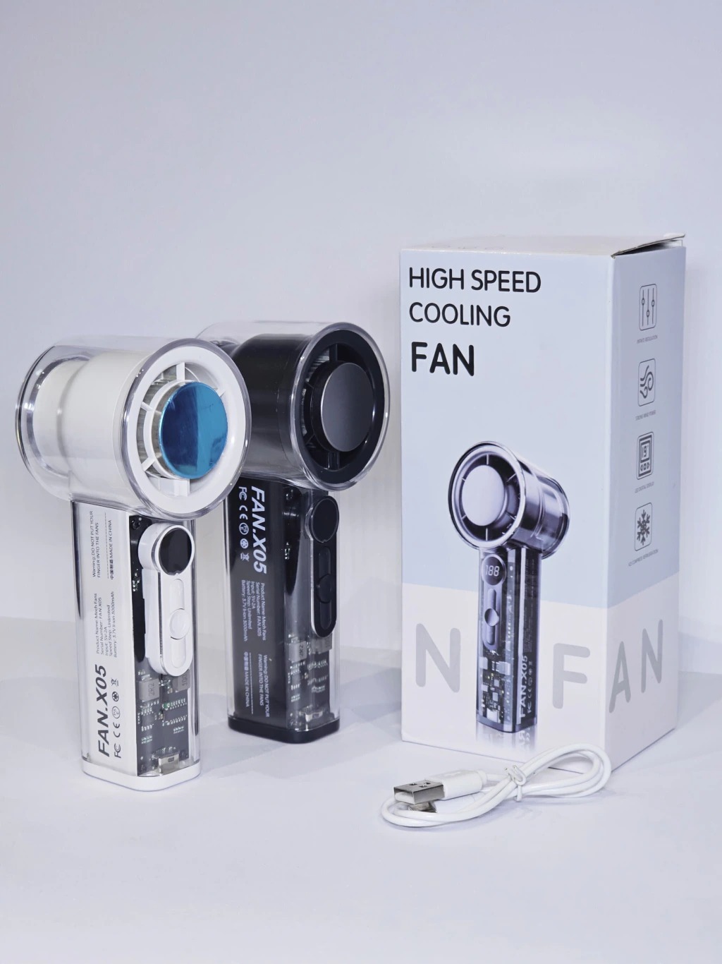 Mini Ventilador De Mano Turbo Recargable FAN X05