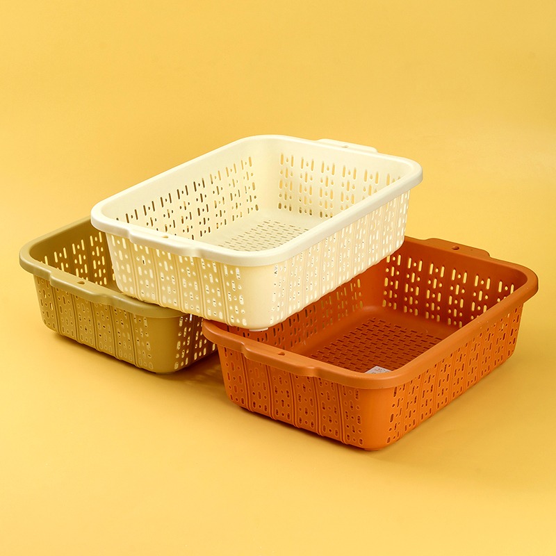 Canasto Organizador Multiuso Plástico Rectangular Apilable 32239CM NEXT 8399