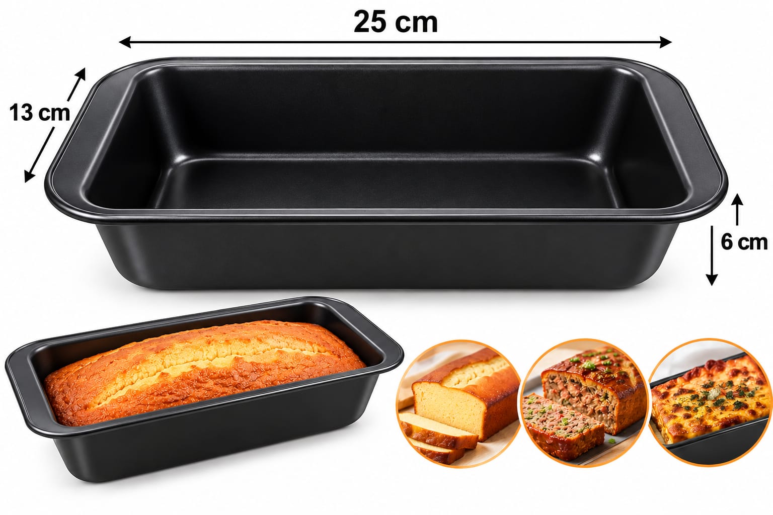 Molde Para Budín Pan Lactal Y Pan De Carne Antiadherente B54
