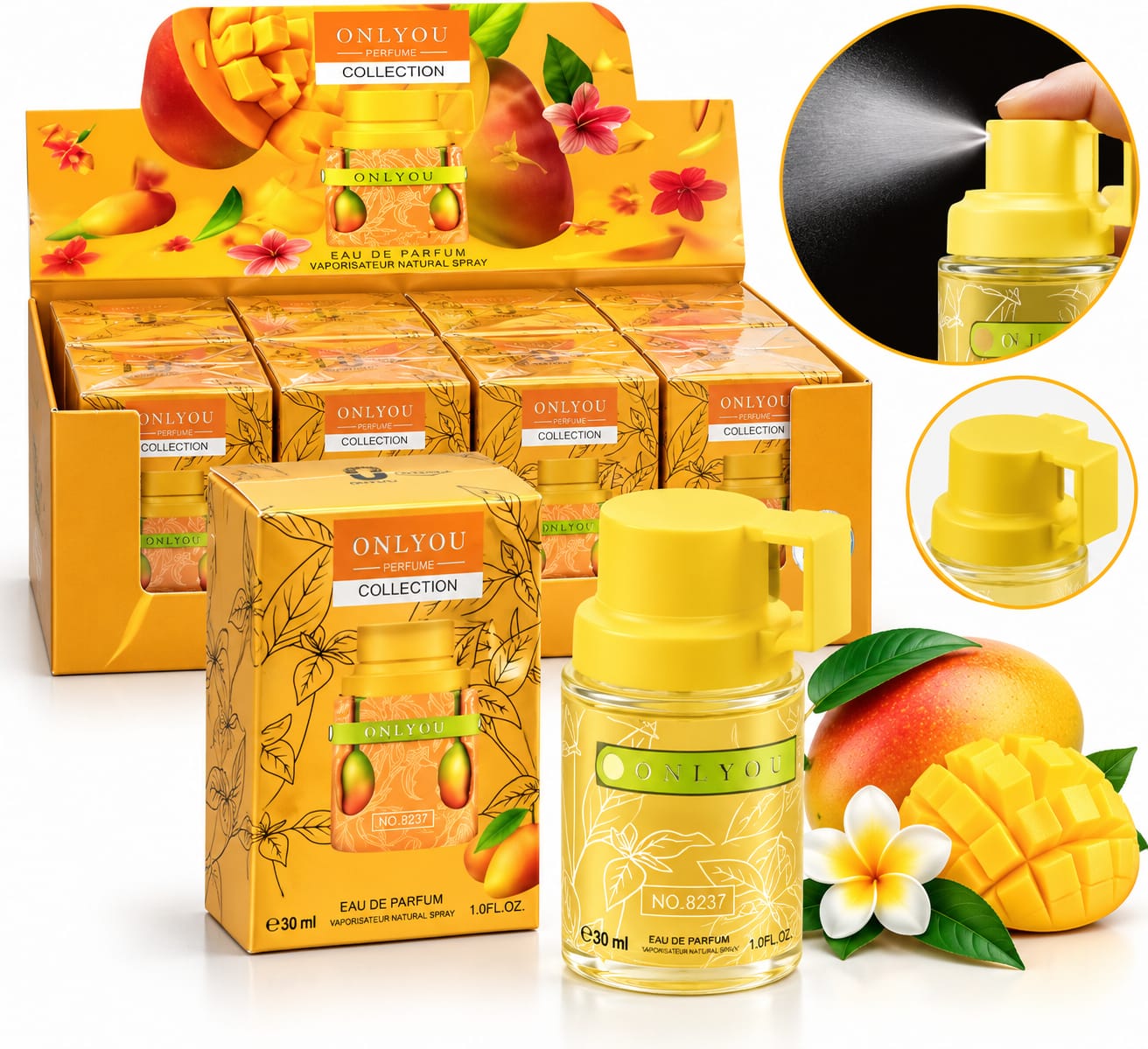 Perfume Onlyou Mango 30ml Eau De Parfum Miniatura 8231