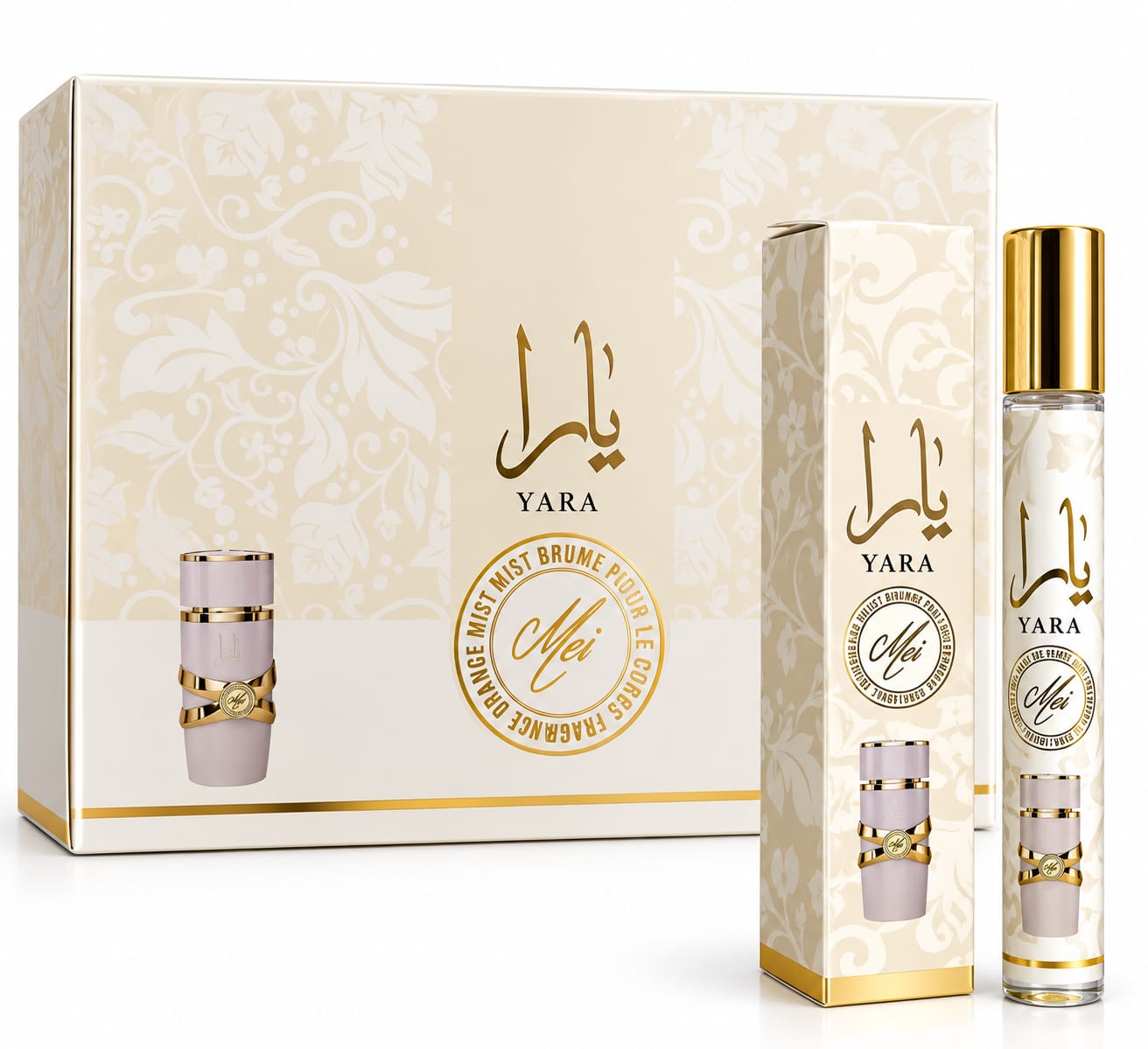 Caja 20u. Mini Perfume Yara Moi Tubo 35ml
